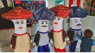 Aşuk ile Maşuk kıyafetlerini diktik, provasını da yaptık!  /23 Nisan / Dikiş dersleri