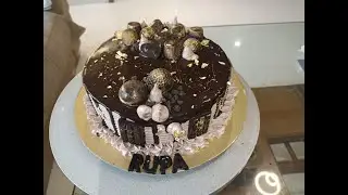 Rasmalai Cake Inside decorate with Homemade Chocolate ✨🎂