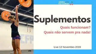 SUPLEMENTOS - Whey protein, BCAA, Glutamina, Creatina, Beta-alanina... Live 12 de Nov 2019