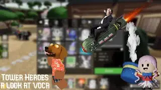 Tower Heroes (A Look At Voca) (Bunny Comparison)- Roblox