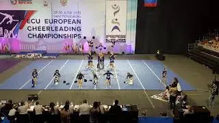 ECU European Championship 2019 - Junior Cheer Coed Elite  P & F Team
