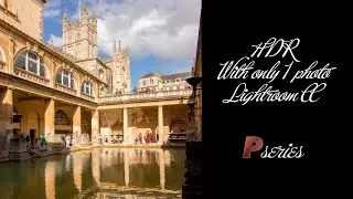 Create a HDR picture with 1 photo in Lightroom CC.