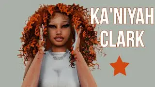 Sims 4 CAS || KA'NIYAH CLARK + CC Folder & Sim Download