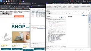 Information Disclosure on Debug Pages | Web Security Academy | PortSwigger Labs | Owasp