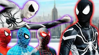 TEAM SPIDER-MAN vs BAD GUY TEAM | When Spider-man Come Crazy!!! ( Live Action )