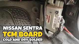 Possible Cause of Delayed Shifting TCM Board Cold or Dry Solder | Nissan Sentra