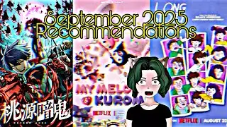 September 2025 Recommendations 