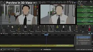 Scene Strip Tools for Previz, Storyboarding, Scene Blocking and Animatics in  Blender