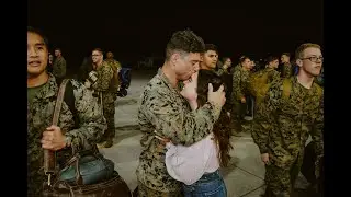 Marine & Wife reunite after a LONG deployment (emotional)
