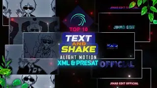 Attitude Lyrics Video Shake Effect Pack || Top 5 Text Animotion Pack || Alight Motion