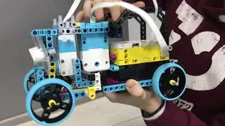 Lego Spike Prime machine with manual transmission
