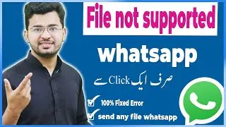 Whatsapp File Sending Error | File Not Supported Error Fix 200% | Tips Technology