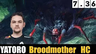🤯YATORO [Broodmother]CARRY  7.36 - DOTA 2 HIGHEST MMR MATCH 