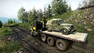 Truck Recovery 5 (Drowned Lands) - Lost In The Rocks | Western Star 49X | SnowRunner