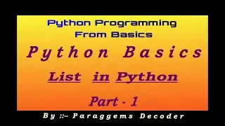 Python Lists And List Functions | Python Tutorials 19