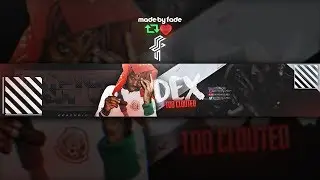 FAMOUS DEX YOUTUBE BANNER SPEEDART | BEST DESIGN EVER MADE!!!