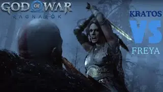 GOD OF WAR RAGNAROK TÜRKÇE - KRATOS VS FREYA FIGHT