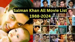 Salman Khan All Movies List (1988-2024) #SalmanKhan #SalmanKhanFilms #SK #BiggBoss #movie #trending