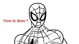How to draw spider man | Very Easy 🔥