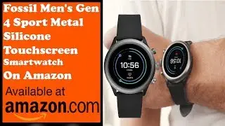 Fossil Men's Gen 4 Sport Heart Rate Metal Touchscreen Best Smartwatch Review best watch brands