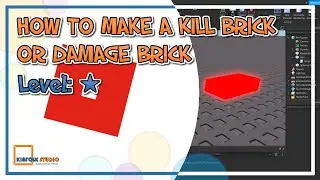 Roblox Studio - How to Make Kill Brick / Damage Brick