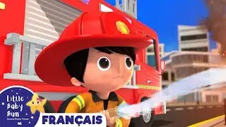 La Chanson du Camion de Pompier | Comptines pour bébés | Little Baby Bum en Français