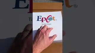 Braille & Tactile Maps for the Blind and Visually Impaired at Disney’s Epcot #blind #map #disney