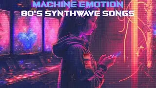 80's Synthwave Songs | Machine Emotion | Hollow Night | Royalty Free Copyright Safe Music