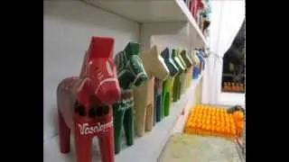 Как делают даларнские лошадки