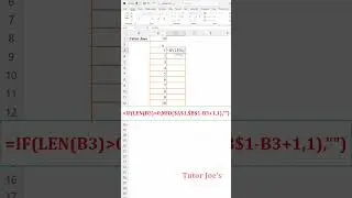 Reversing Text Split in Excel | Tutor Joes