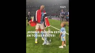 ¡El hijo de Phil Foden fue la sensación en la celebración del Manchester City! | #shorts