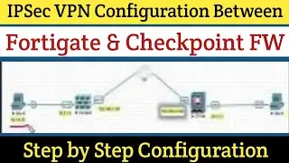 Day-14 | IPSec VPN Configuration between Checkpoint and Fortigate Firewall
