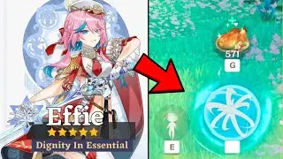 New Leaks! Akkefi Kit & Skills - Chef Girl Character Effie, Released in Version 5.6 - Genshin Impact