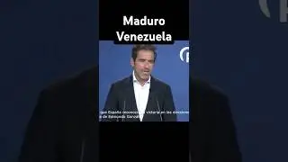 PP quiere que España reconozca la victoria en las elecciones de Venezuela de Edmundo González #pp