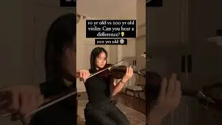 10 VS 200 YR OLD VIOLIN...