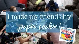 i made my friends try popin’ cookin’ (japanese candy kit)