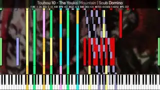[Black MIDI] Touhou 10 - The Youkai Mountain | Scub Domino | 110K Notes