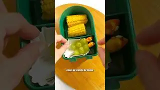 Lancheira divertida e nutritiva 🦖🩵#lancheira #lancheiraescolar #lunchbox #lanche #lancheiradodia