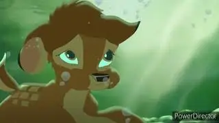 bambi II: bambi holds his breath underwater slow motion same pitch