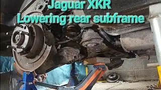 Jaguar XKR project Episode 50 | rear subframe removal part four