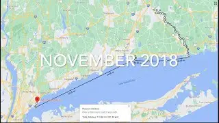 Bringing Moonlight Home:  Rye NY to Portland CT