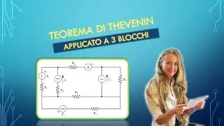 Thevenin's DC theorem applied to 3 blocks of a circuit for the calculation of a current
