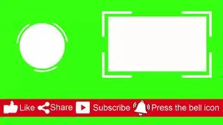 Endscreen for Youtube Videos ✩ HD Greenscreen / Chroma Key