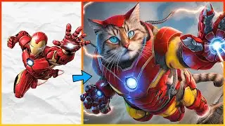 Super Cat Heroes 🐱: Marvel & DC Legends Reimagined as Mighty Cats (2024)