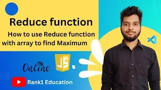 Reduce method in javascript | How to use reduce with array