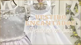 Vestido de festa branco perfeito para batisado.