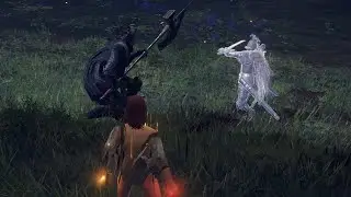 Elden Ring - Banished Knight Oleg VS Night's Calvary Boss (Limgrave, NG+)