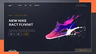 Nike Website UI Design Tutorial | HTML CSS and JavaScript
