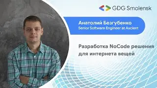 Анатолий Безгубенко | Разработка NoCode решения для интернета вещей