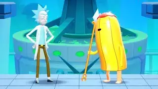 Multiversus - All Rick and Banana Guard Unique Interactions (PS5 4k)